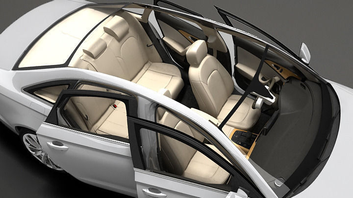 Audi A6 2012 3D model_8