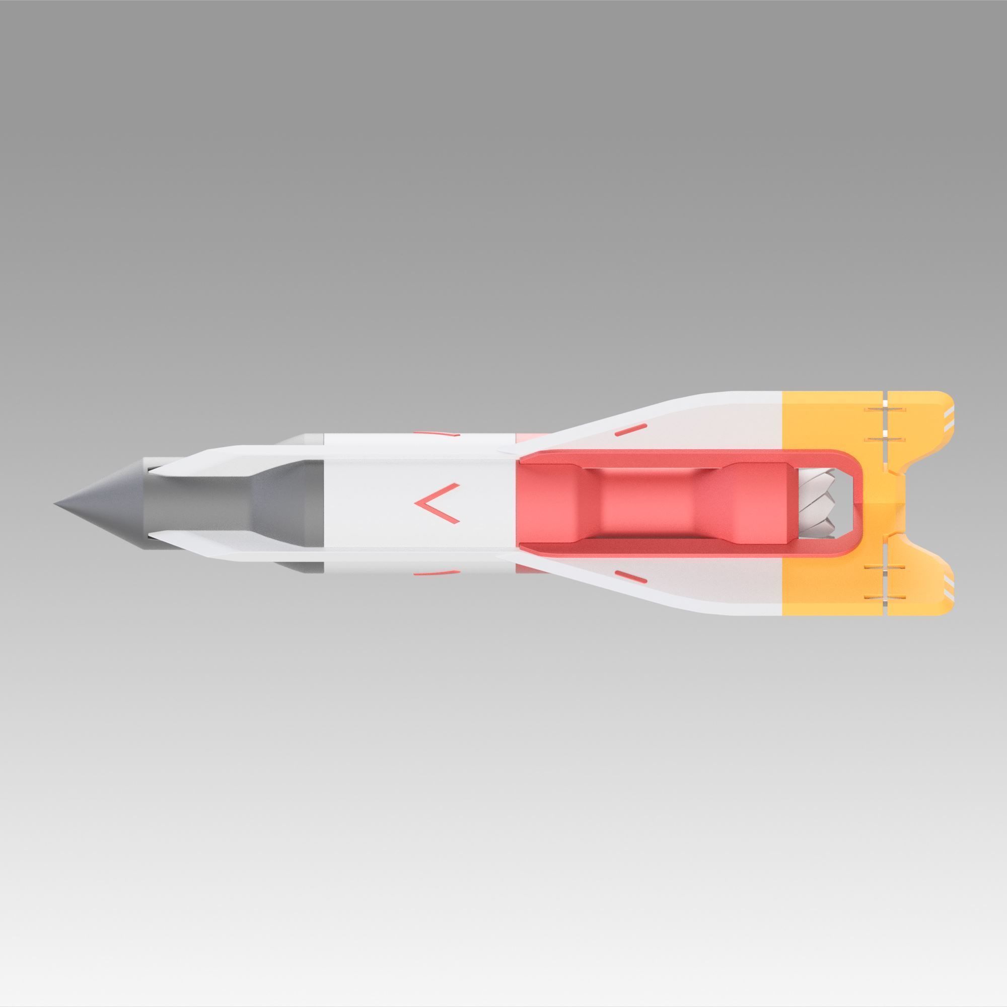 Apex Legends bangalore rocket replica prop 3D print model_6