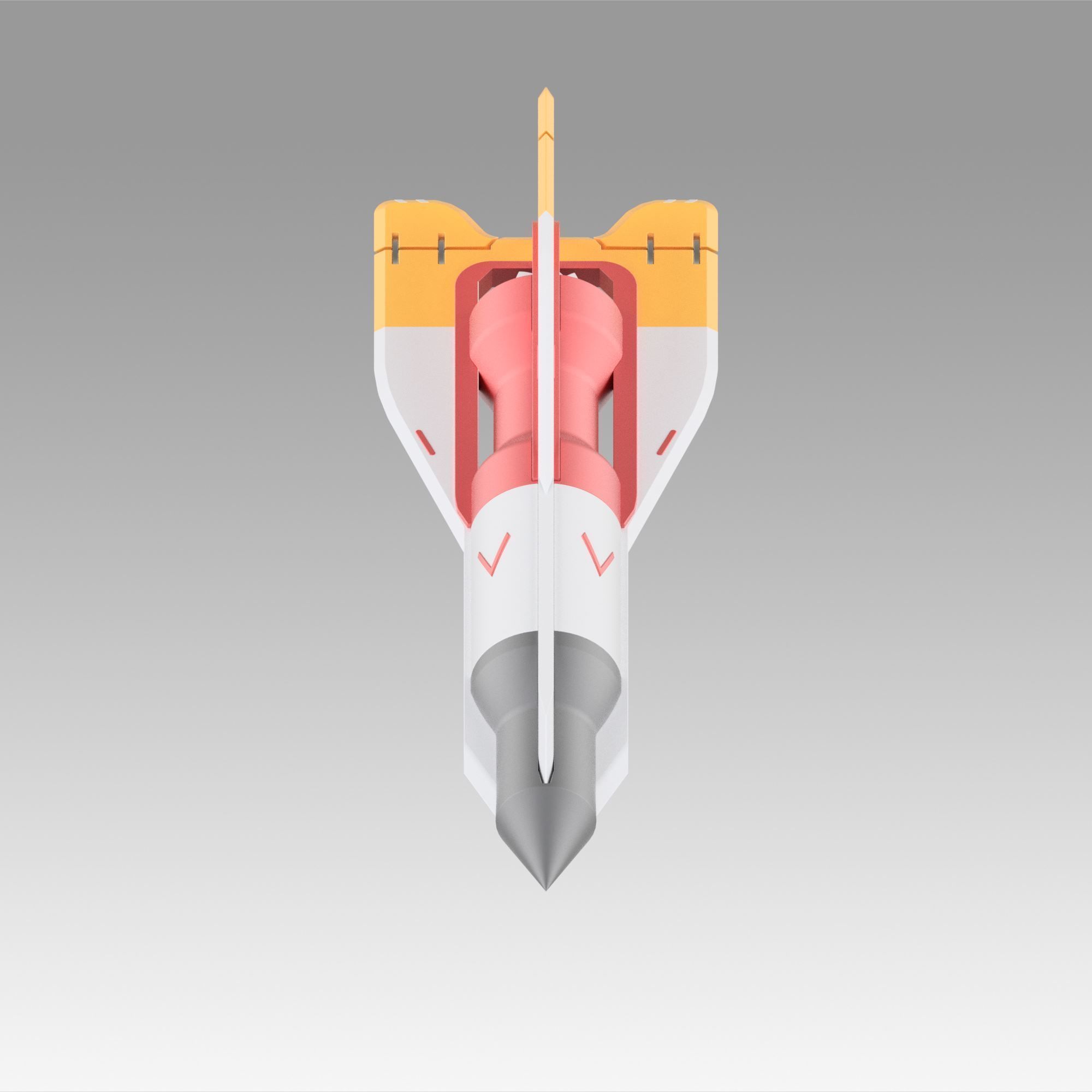 Apex Legends bangalore rocket replica prop 3D print model_4