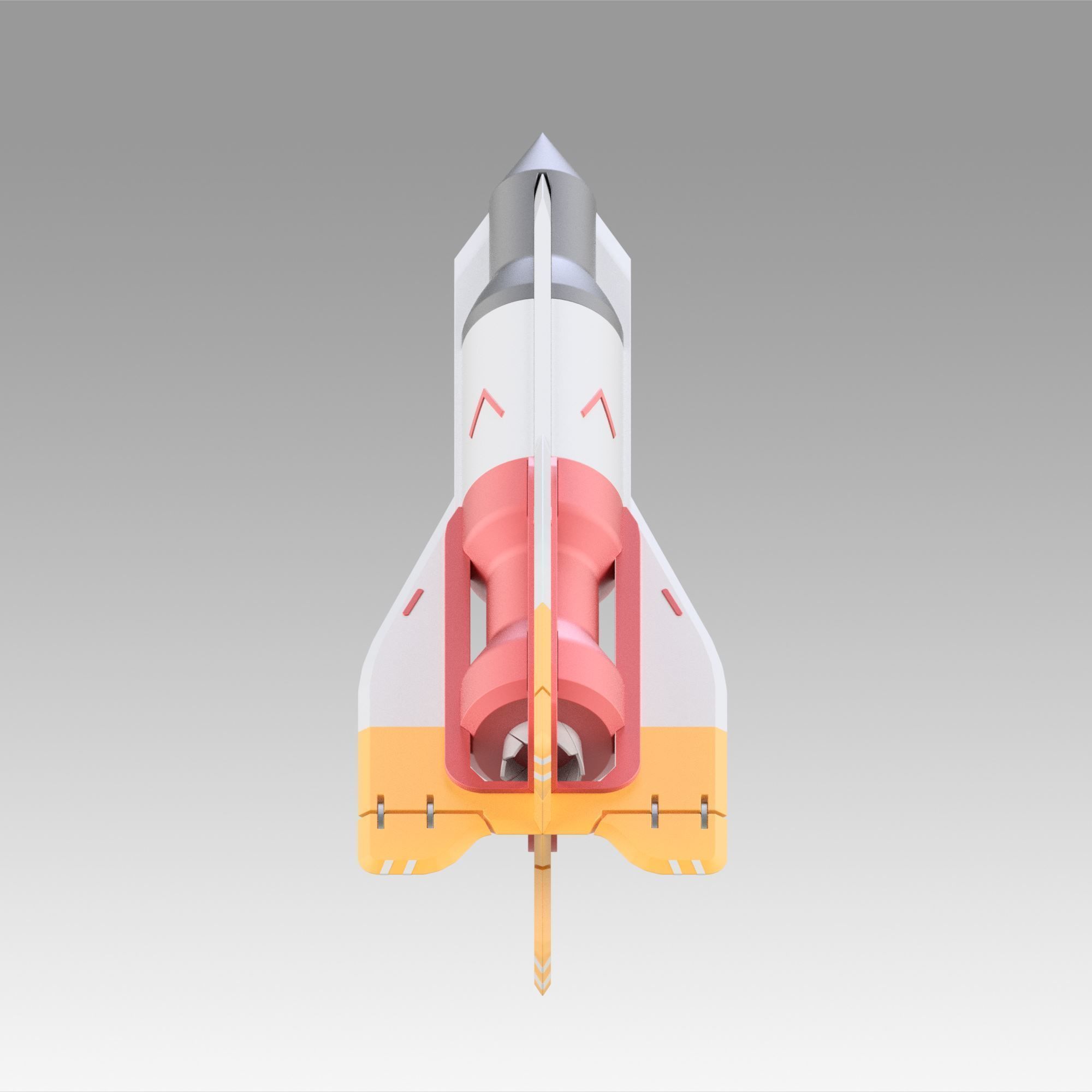 Apex Legends bangalore rocket replica prop 3D print model_8