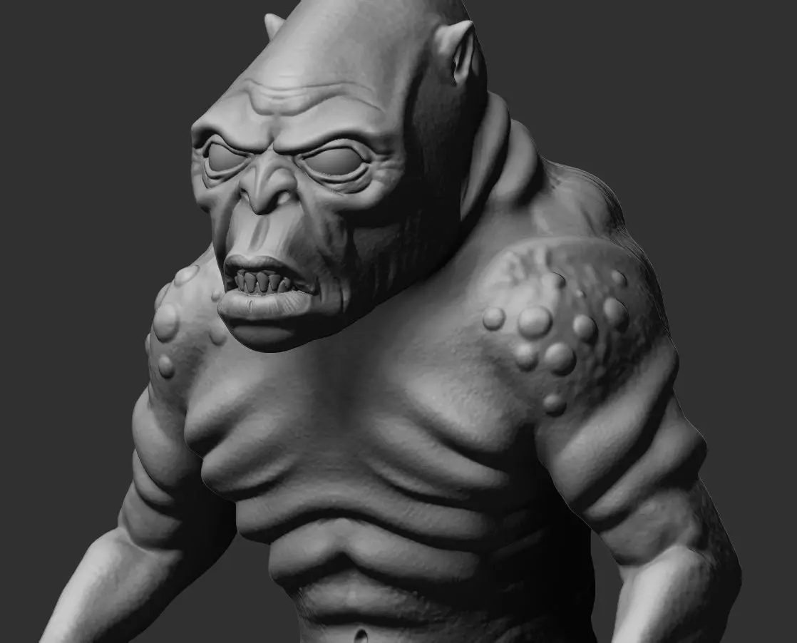 THE GATE MINION DEMON printable 3D figure 3D print model