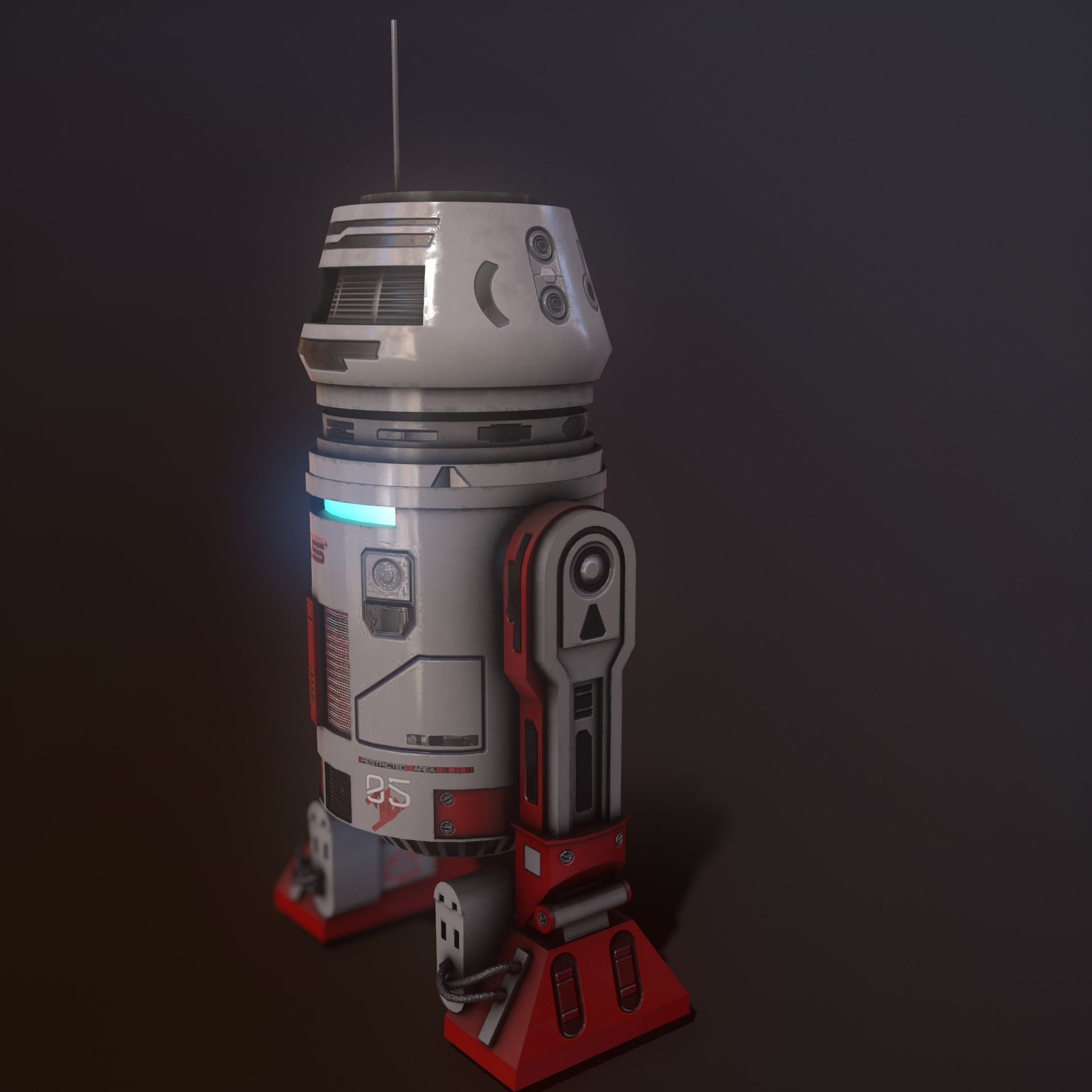 Sci-fi Drone Pack  3D Model Collection_9