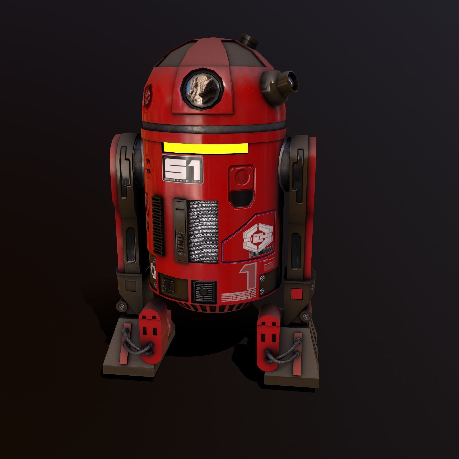 Sci-fi Drone Pack  3D Model Collection_6