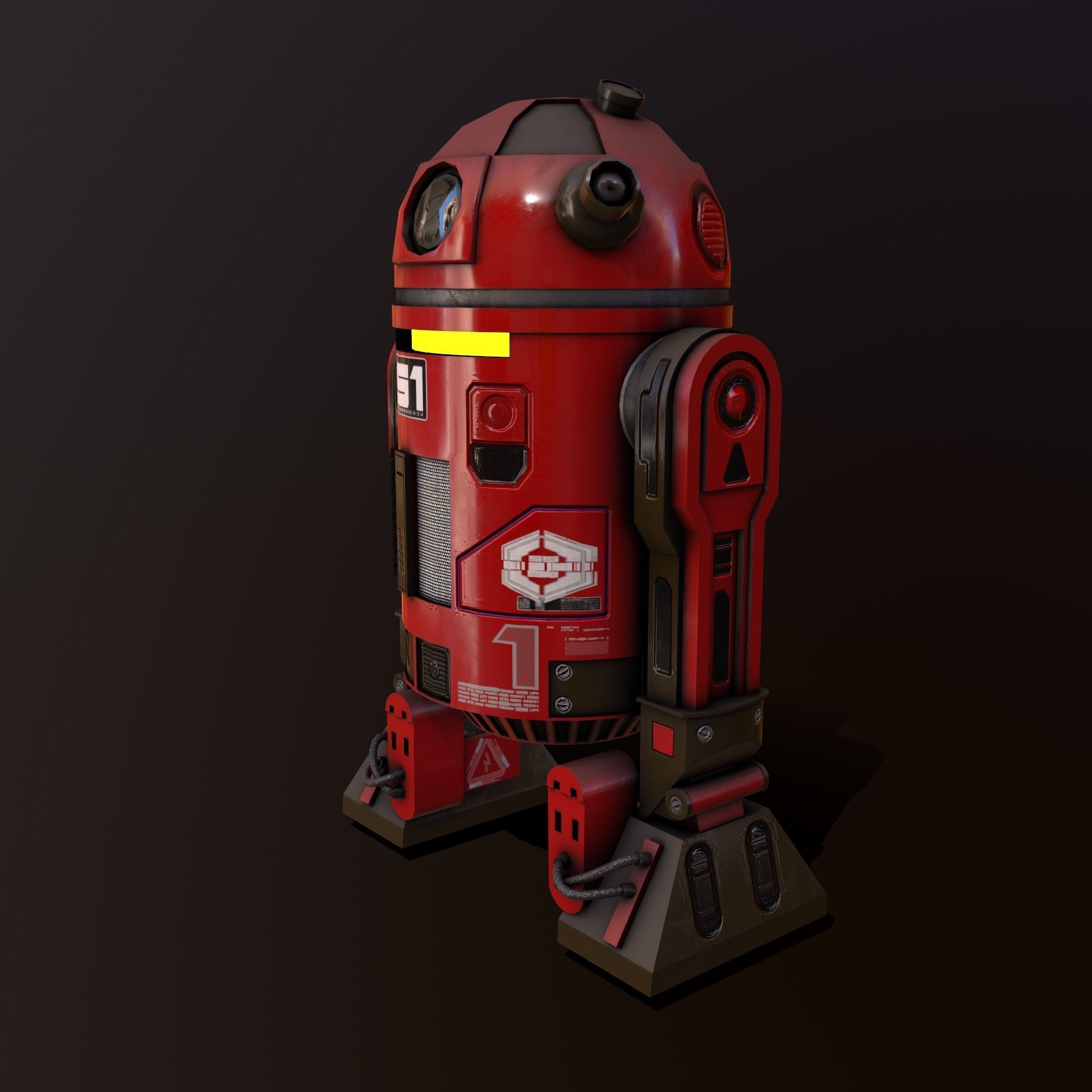 Sci-fi Drone Pack  3D Model Collection_4