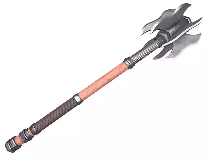 Medieval mace Low-poly 3D model