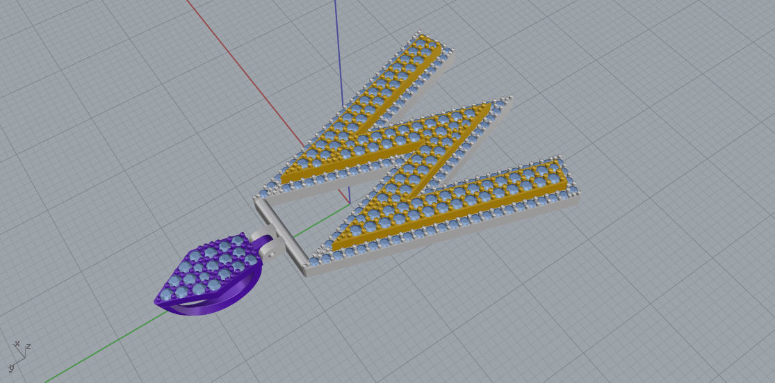 DOUBLE LAYERED M 3D print model_2