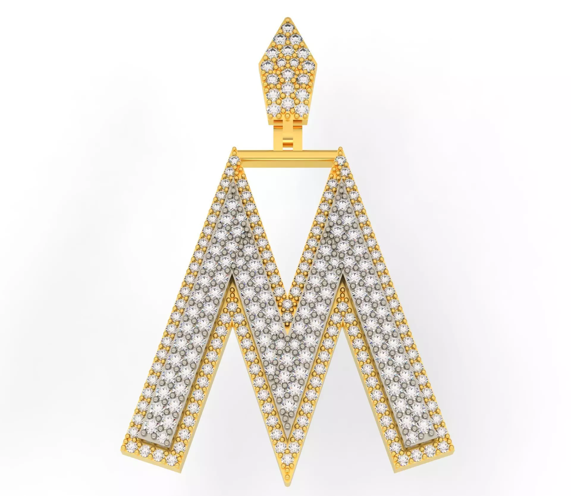 DOUBLE LAYERED M 3D print model_0