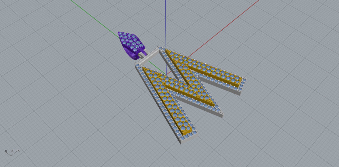 DOUBLE LAYERED M 3D print model_1