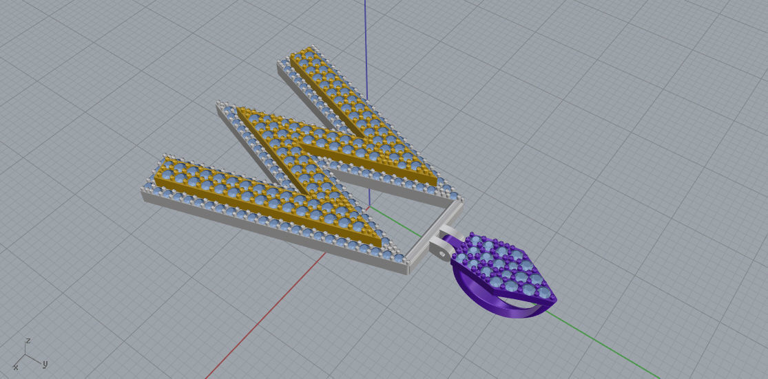 DOUBLE LAYERED M 3D print model_4