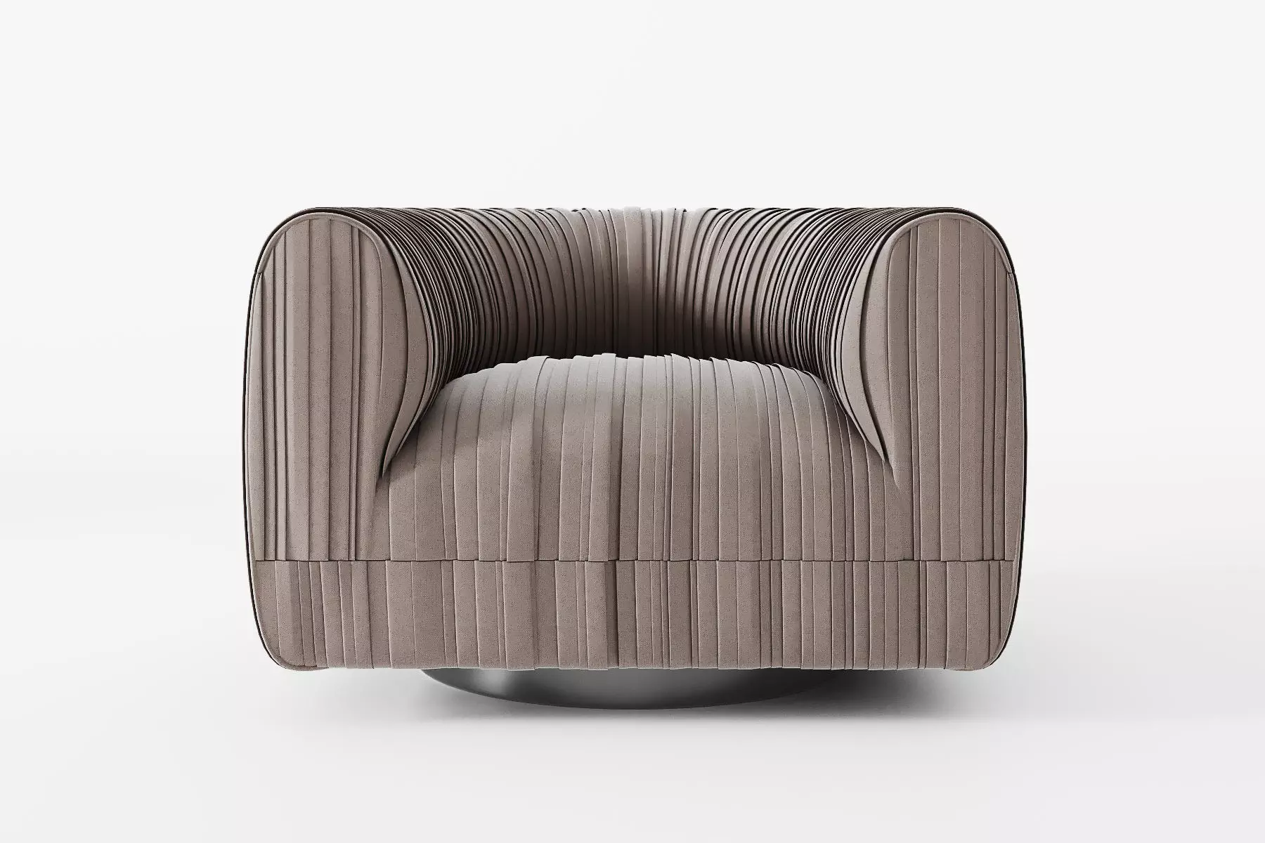 Maia Swivel Armchair 3D model_0