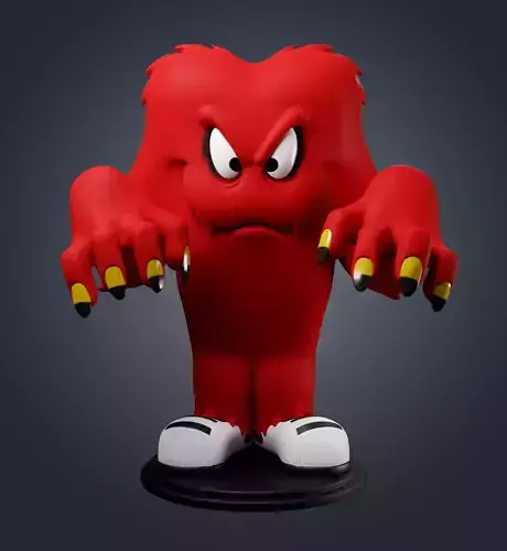 Gossamer monster figurine 3D print model