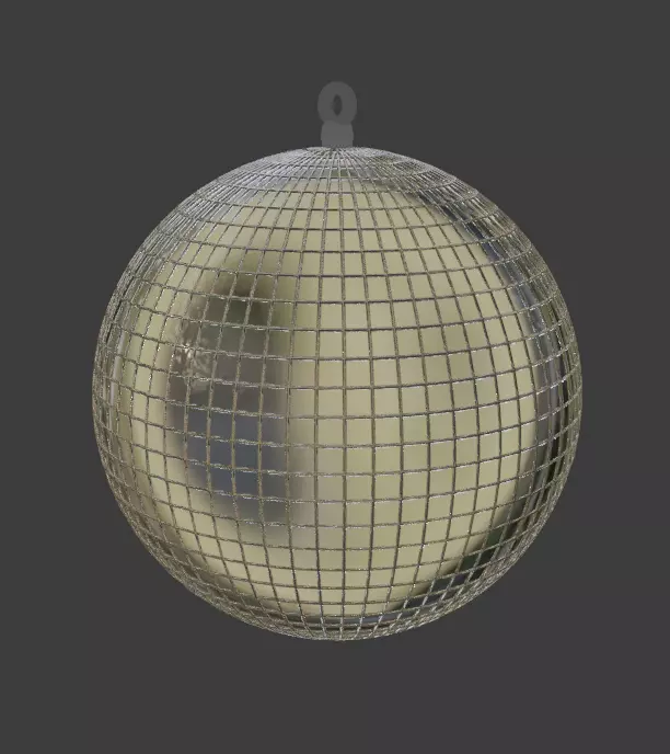 Disco Ball 3D model_0