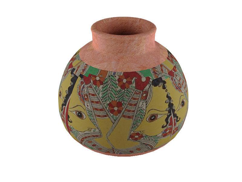 crock vase 3D model_5