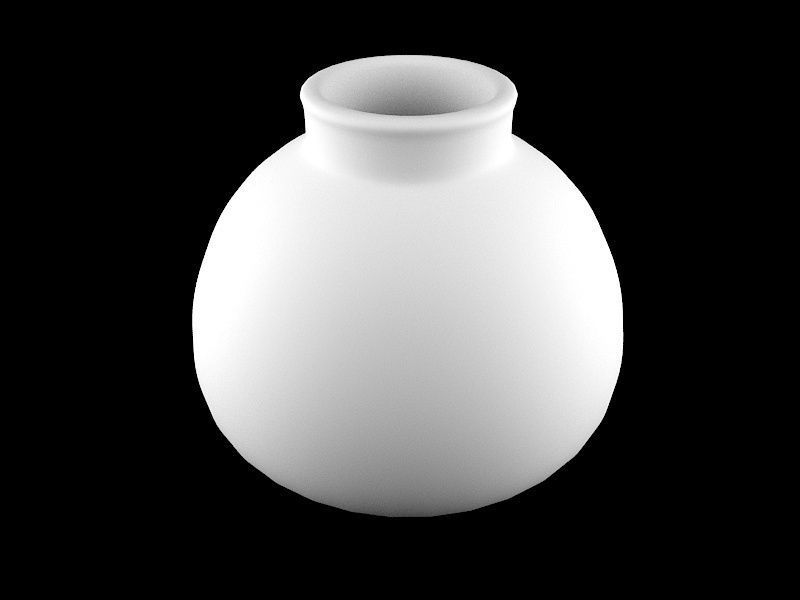 crock vase 3D model_1