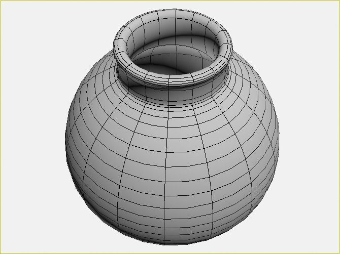 crock vase 3D model_3