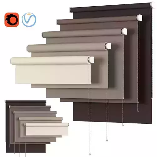 Roller Blind 68 Swift Direct Blinds Bella Chocolate set