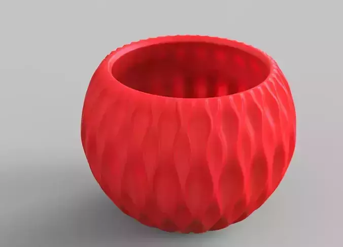 Flower pot 3D print model