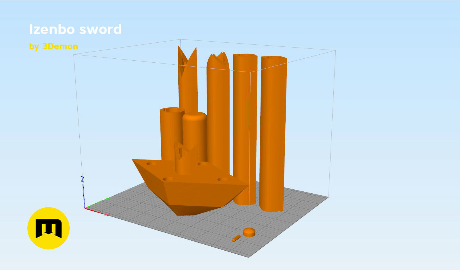 Izenbo costume 3D print model_22