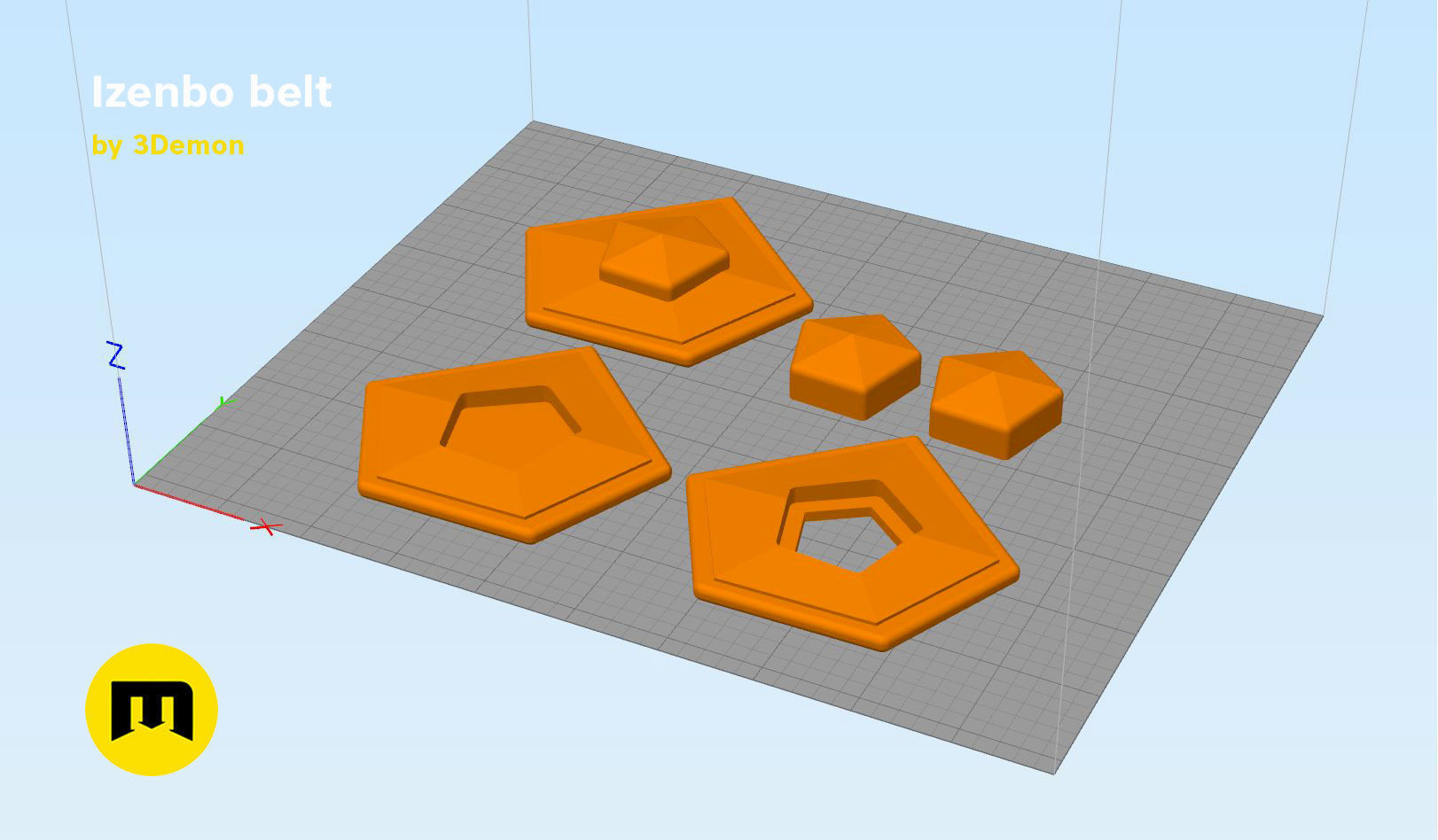 Izenbo costume 3D print model_30