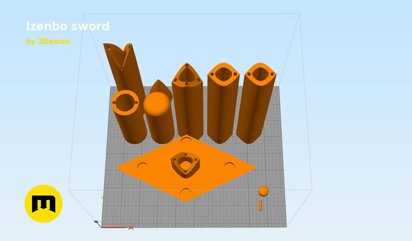 Izenbo costume 3D print model_23