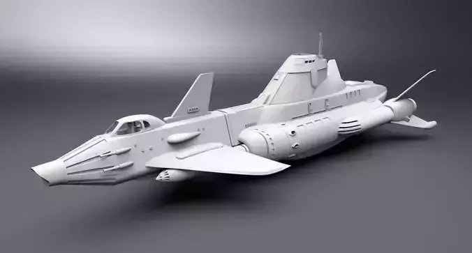 Skydiver One Scale model 3D print model