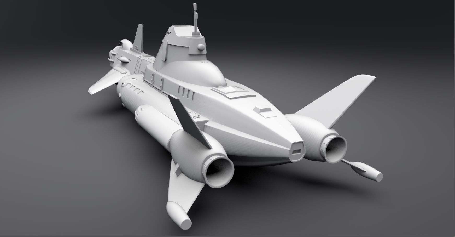 Skydiver One Scale model 3D print model_2