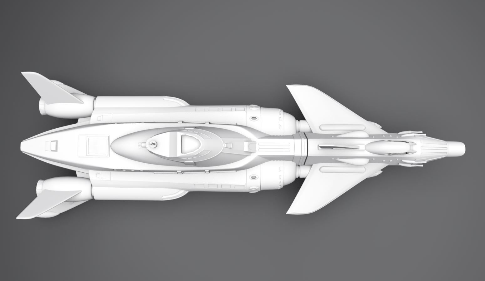 Skydiver One Scale model 3D print model_3