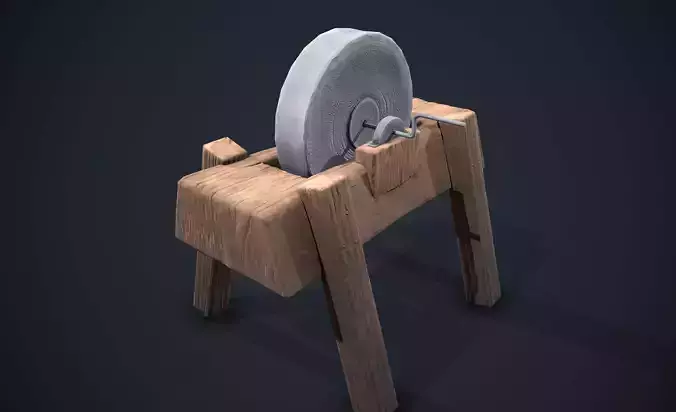 Medieval grindstone