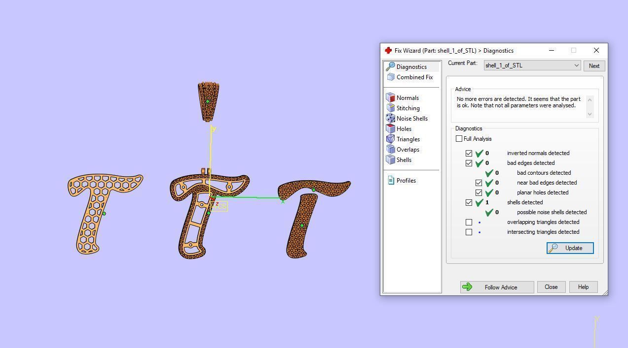 PAVE SETTING LETTER T 3D print model_2
