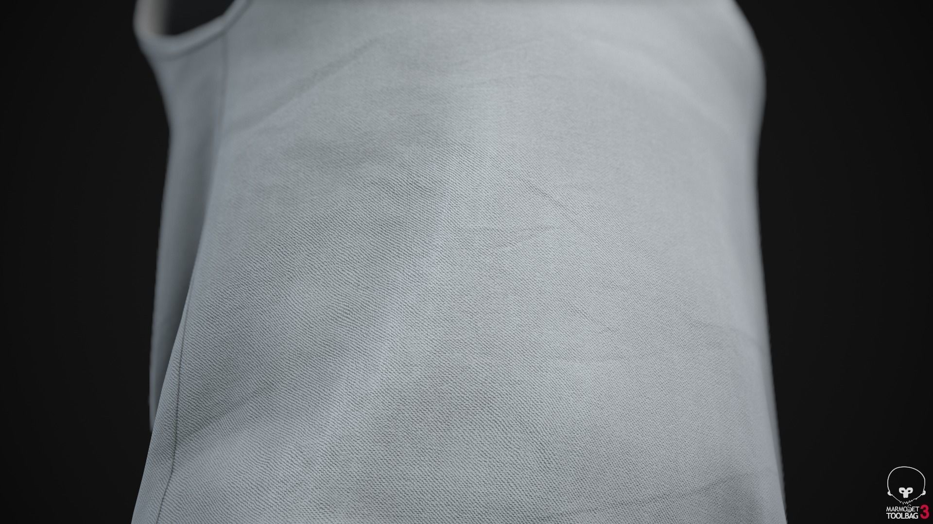 Shirt and shorts Low-poly 3D model_11