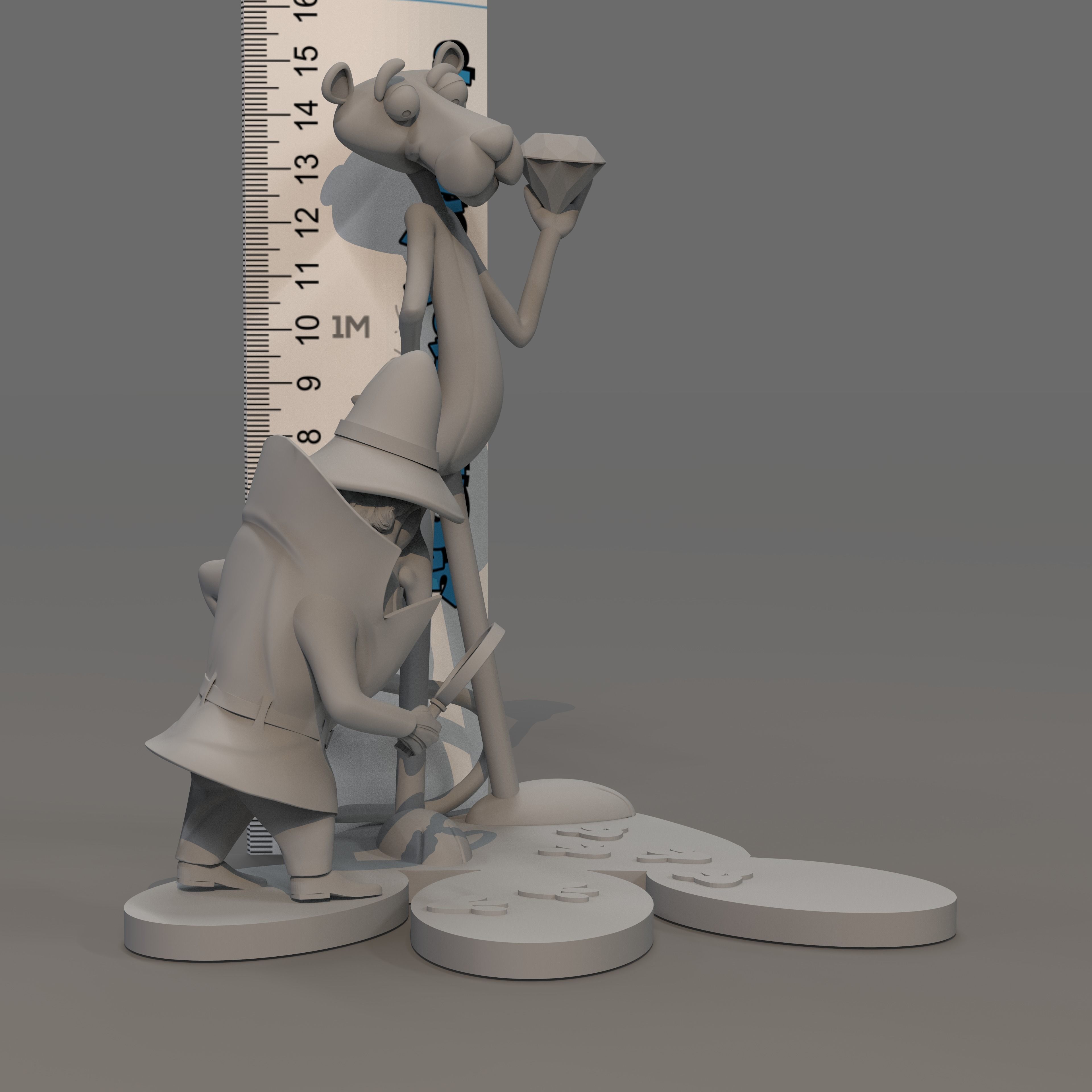  Pink Panther STL 3D model_3