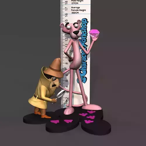  Pink Panther STL 3D model