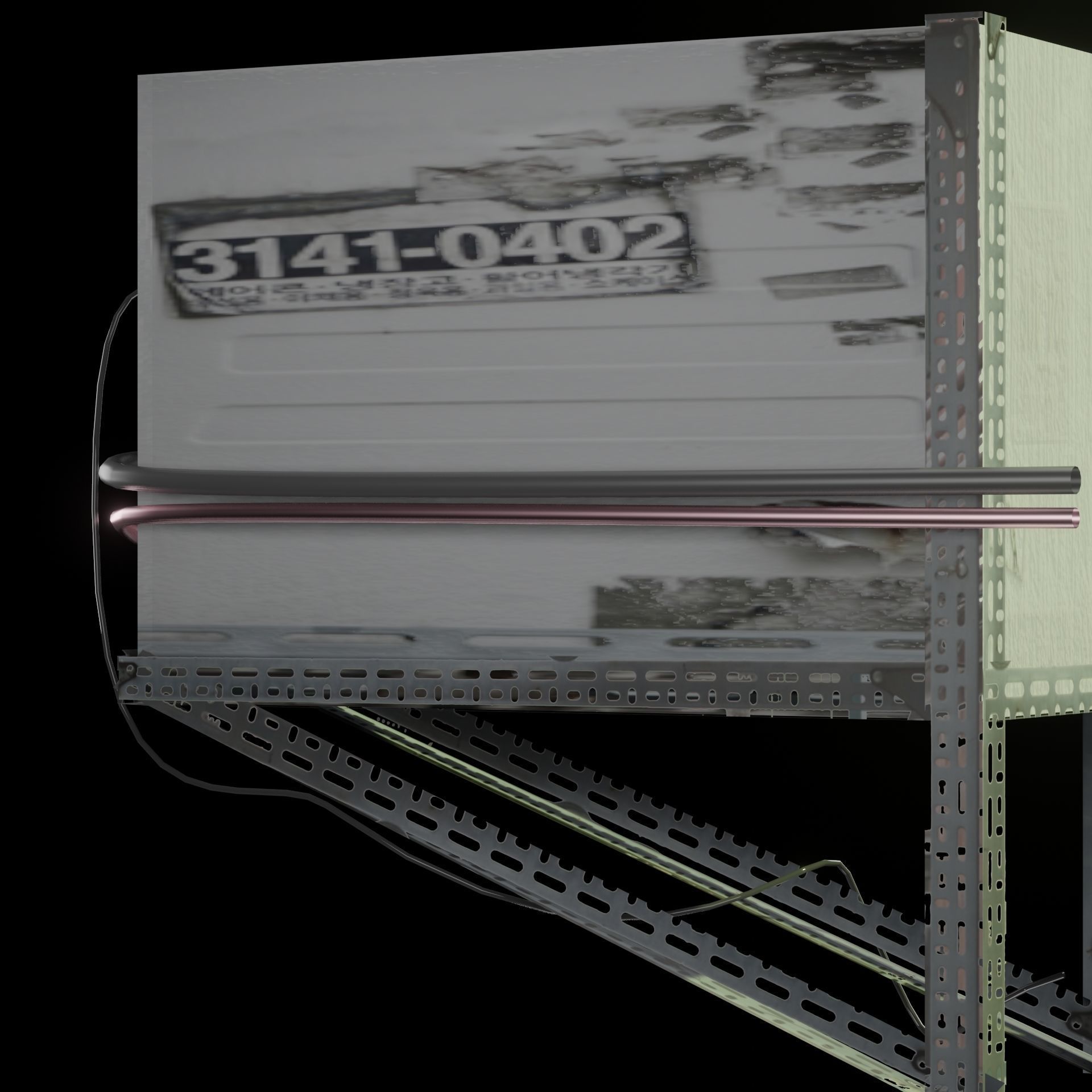 AC Air Conditioner exhaust fan Free 3D model_22