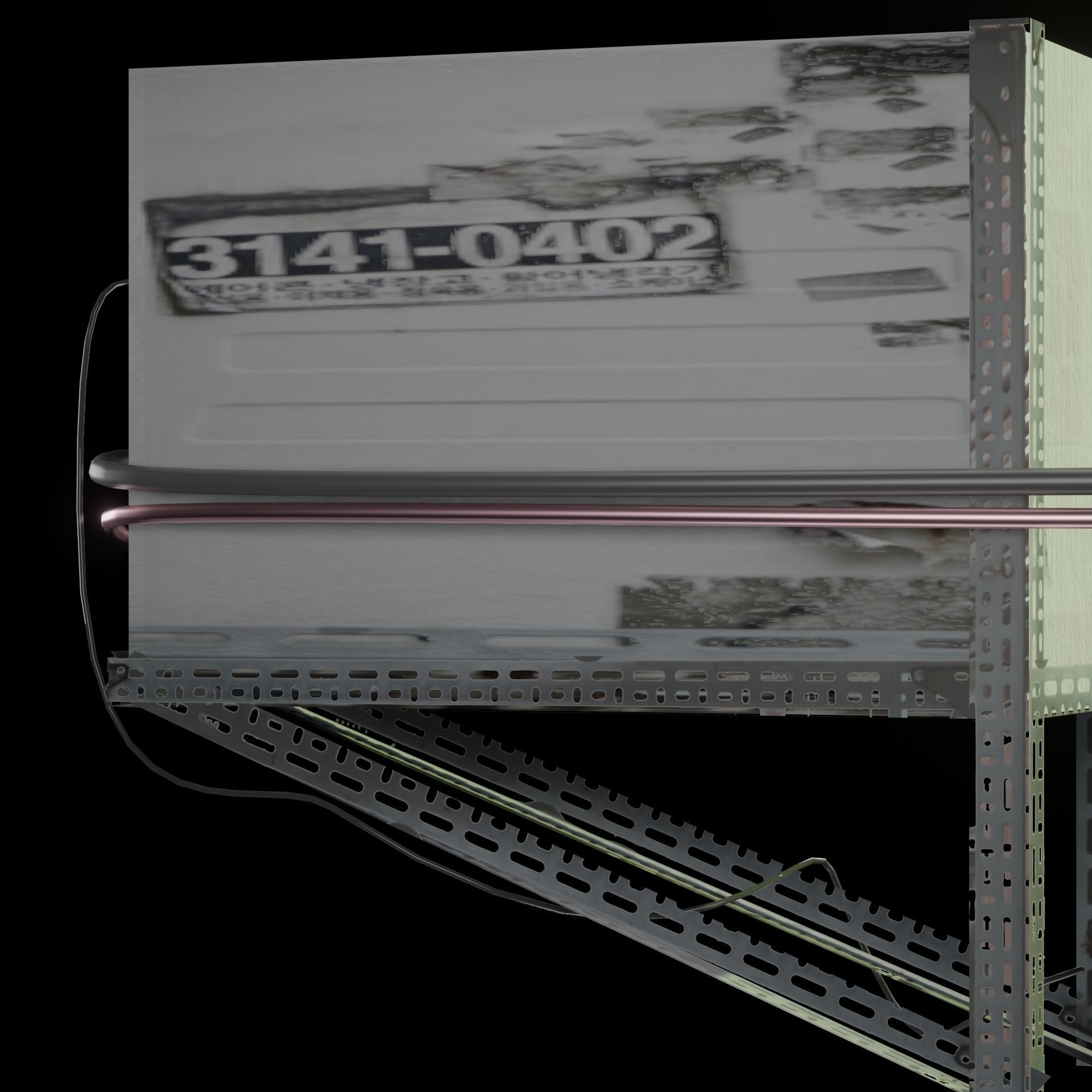 AC Air Conditioner exhaust fan Free 3D model_25