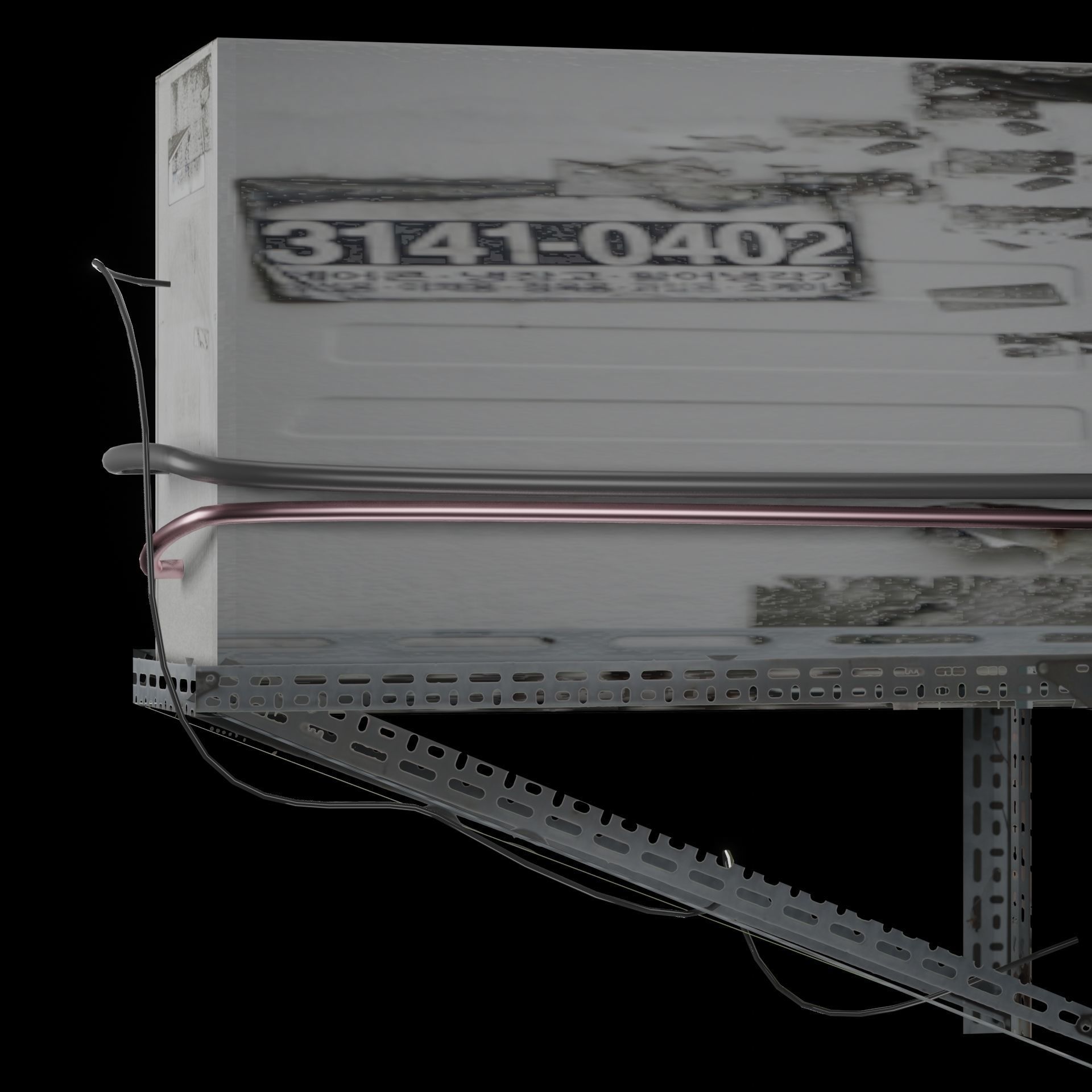 AC Air Conditioner exhaust fan Free 3D model_34