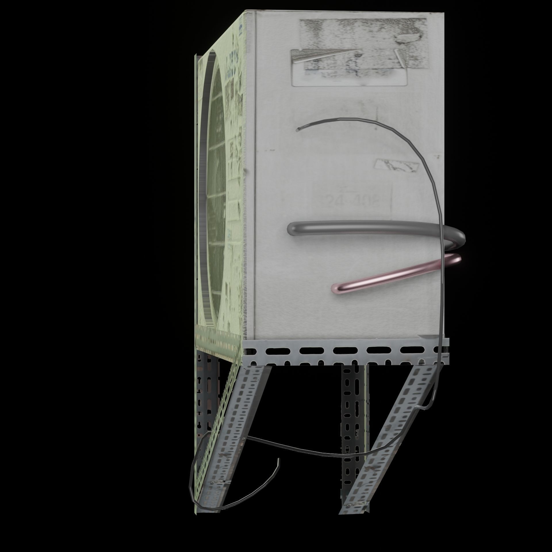 AC Air Conditioner exhaust fan Free 3D model_59