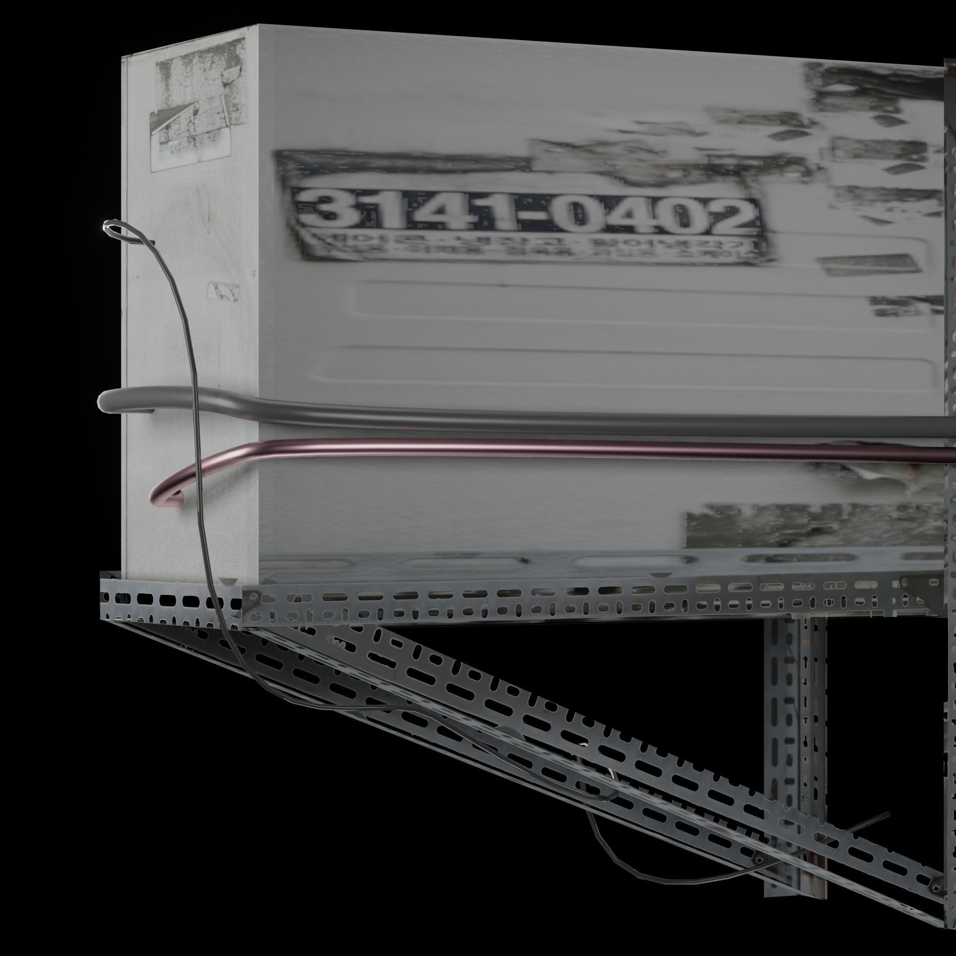 AC Air Conditioner exhaust fan Free 3D model_37