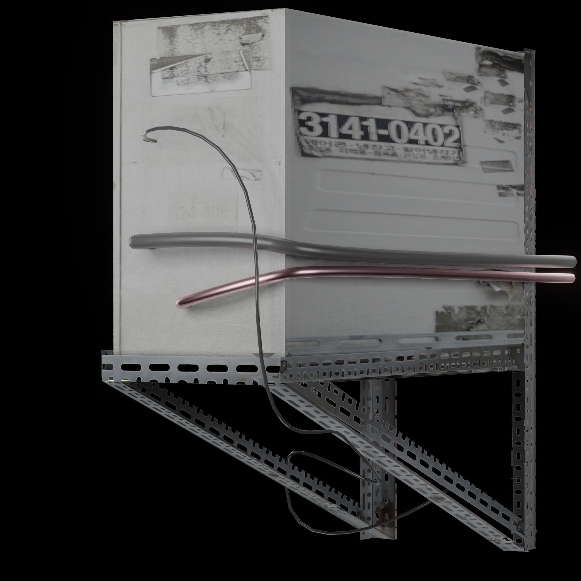 AC Air Conditioner exhaust fan Free 3D model_41