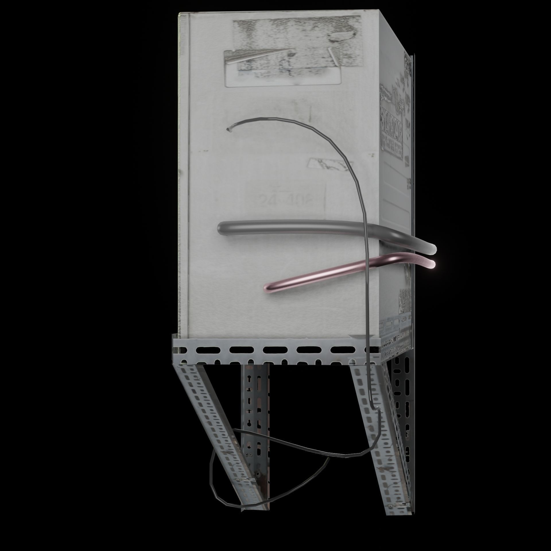 AC Air Conditioner exhaust fan Free 3D model_58