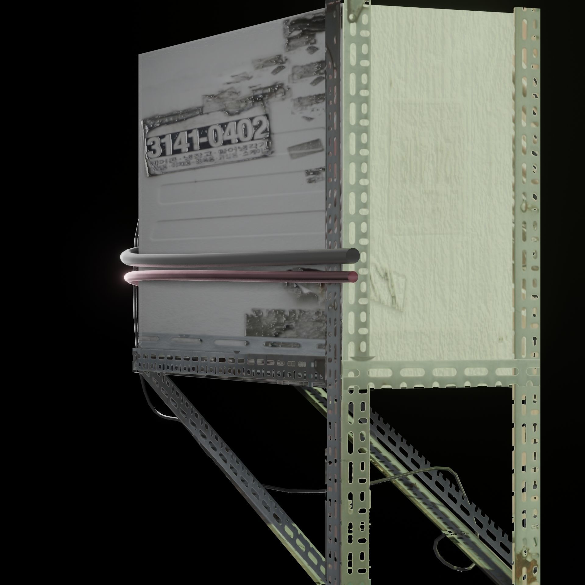 AC Air Conditioner exhaust fan Free 3D model_10