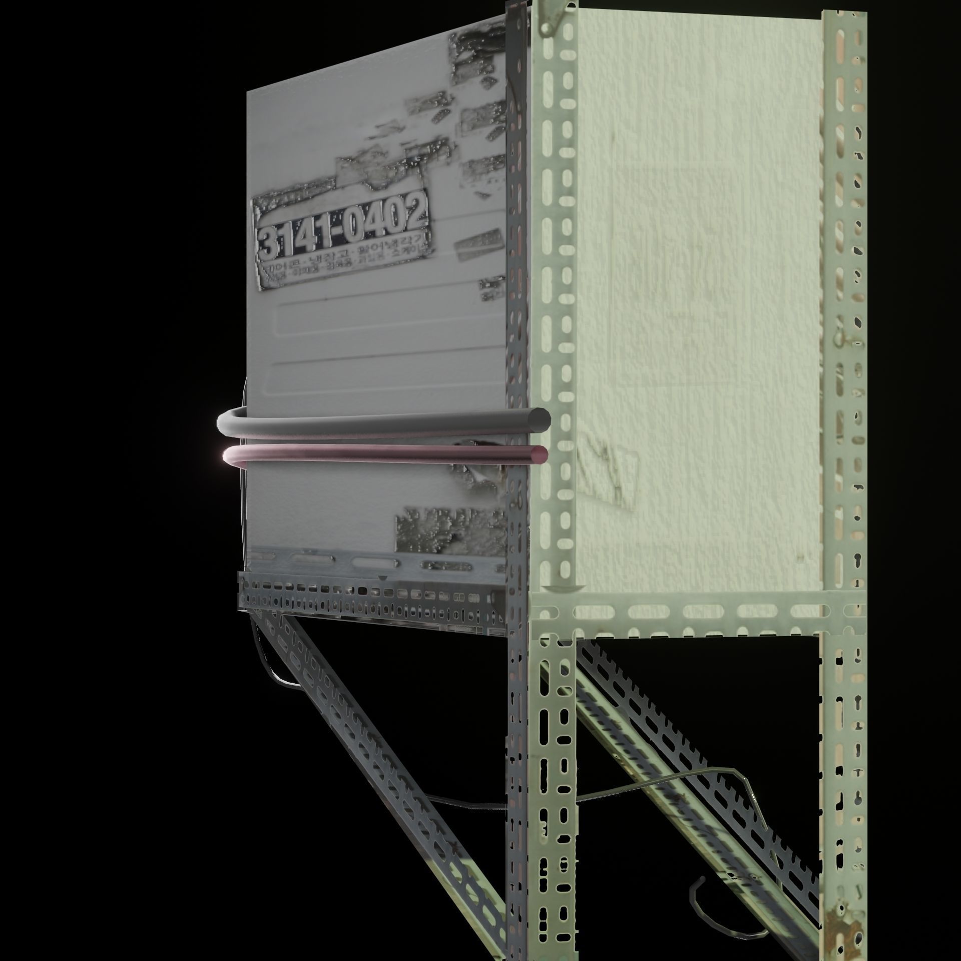 AC Air Conditioner exhaust fan Free 3D model_7