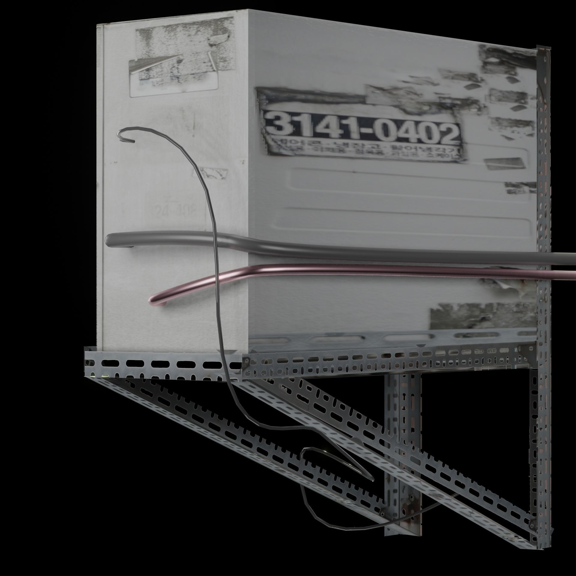 AC Air Conditioner exhaust fan Free 3D model_45