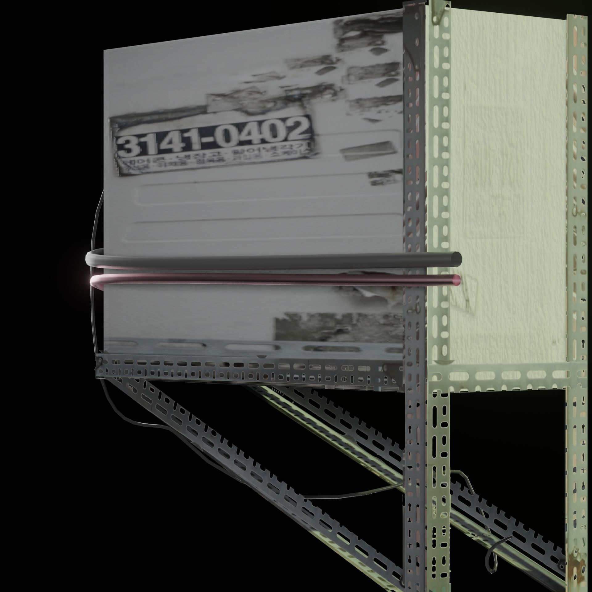 AC Air Conditioner exhaust fan Free 3D model_14