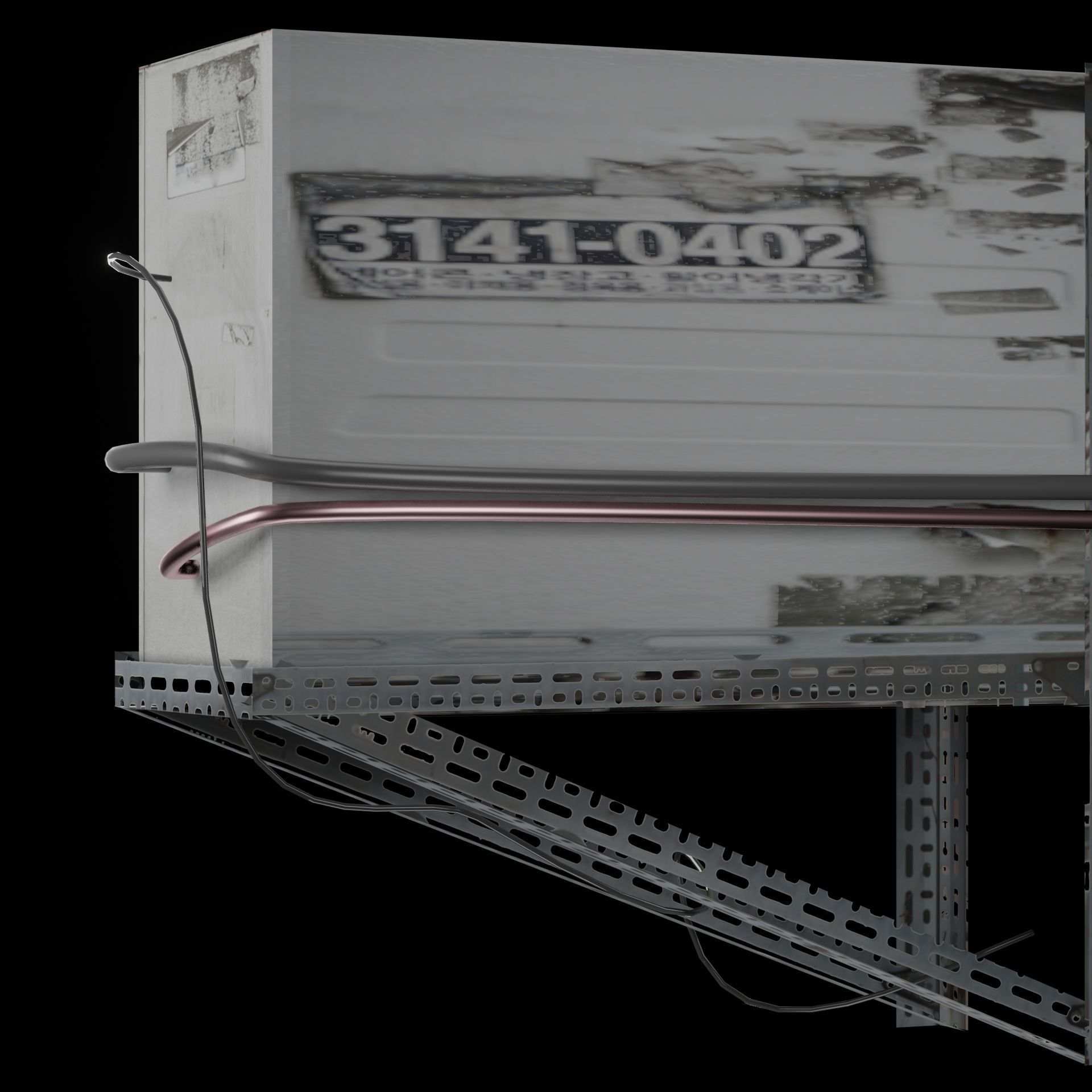 AC Air Conditioner exhaust fan Free 3D model_35