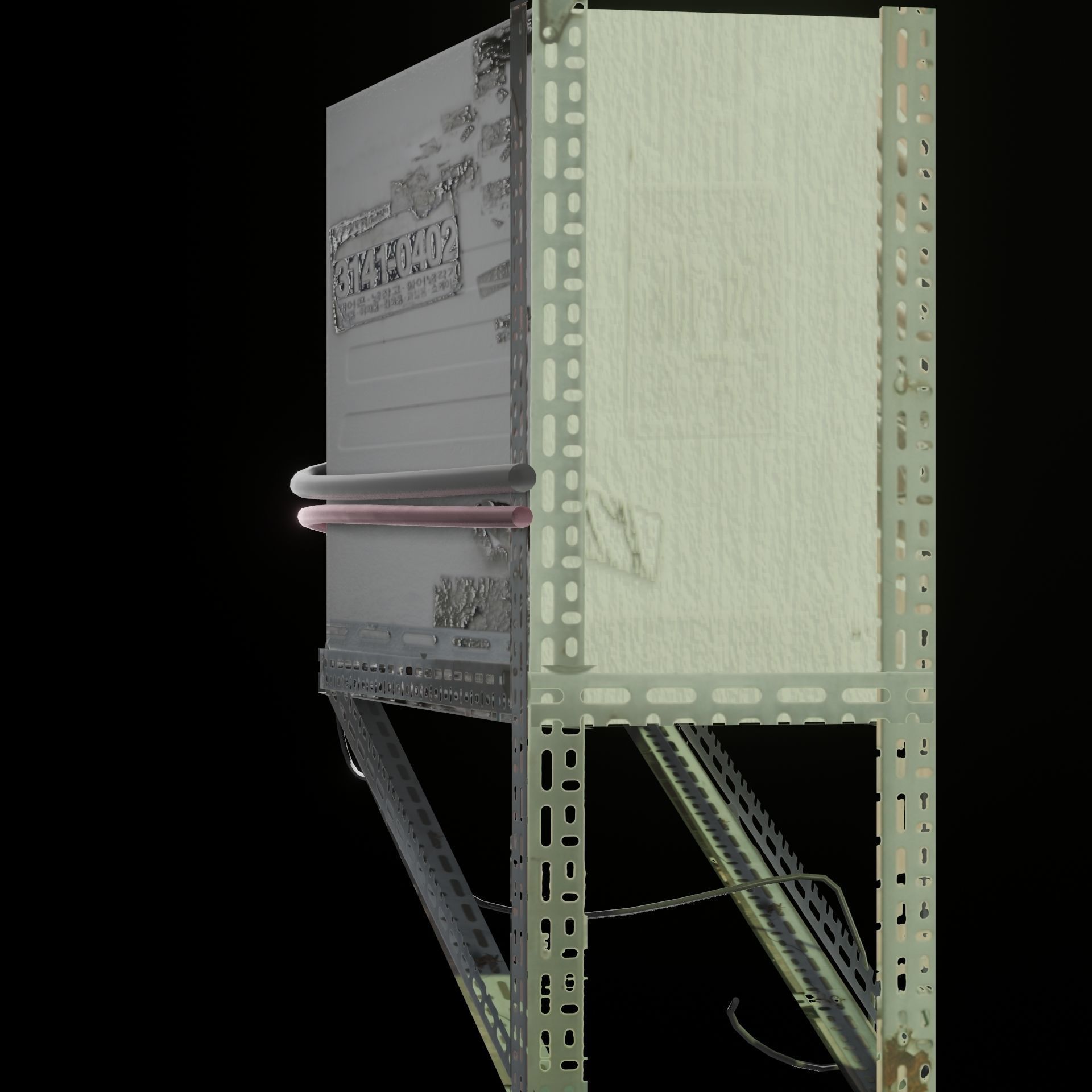 AC Air Conditioner exhaust fan Free 3D model_9