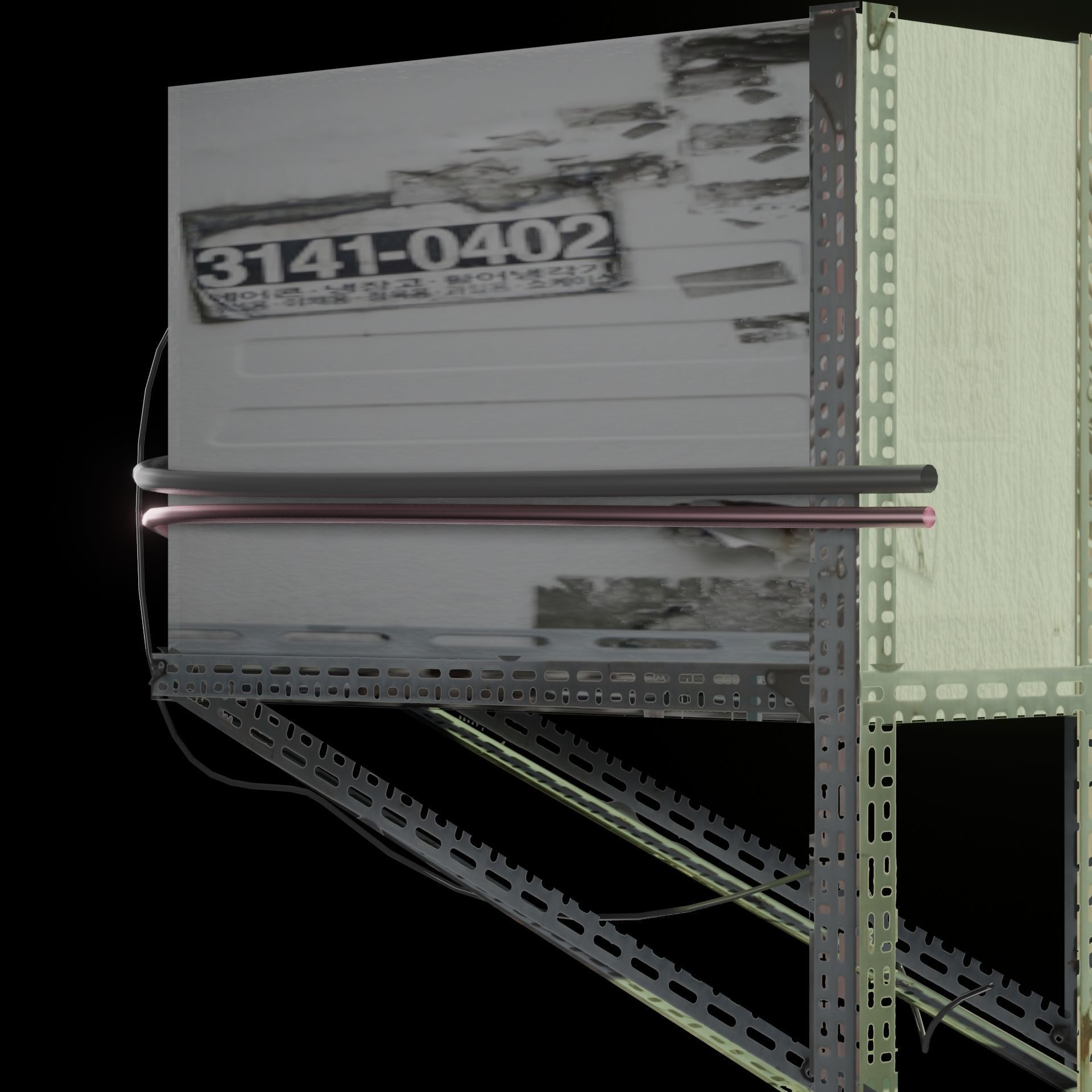 AC Air Conditioner exhaust fan Free 3D model_19