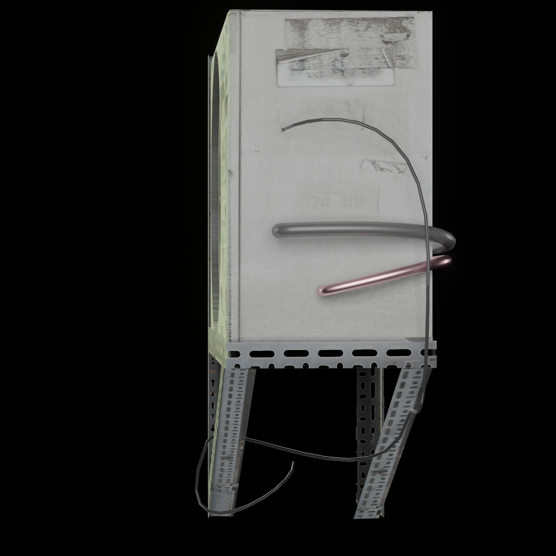 AC Air Conditioner exhaust fan Free 3D model_54