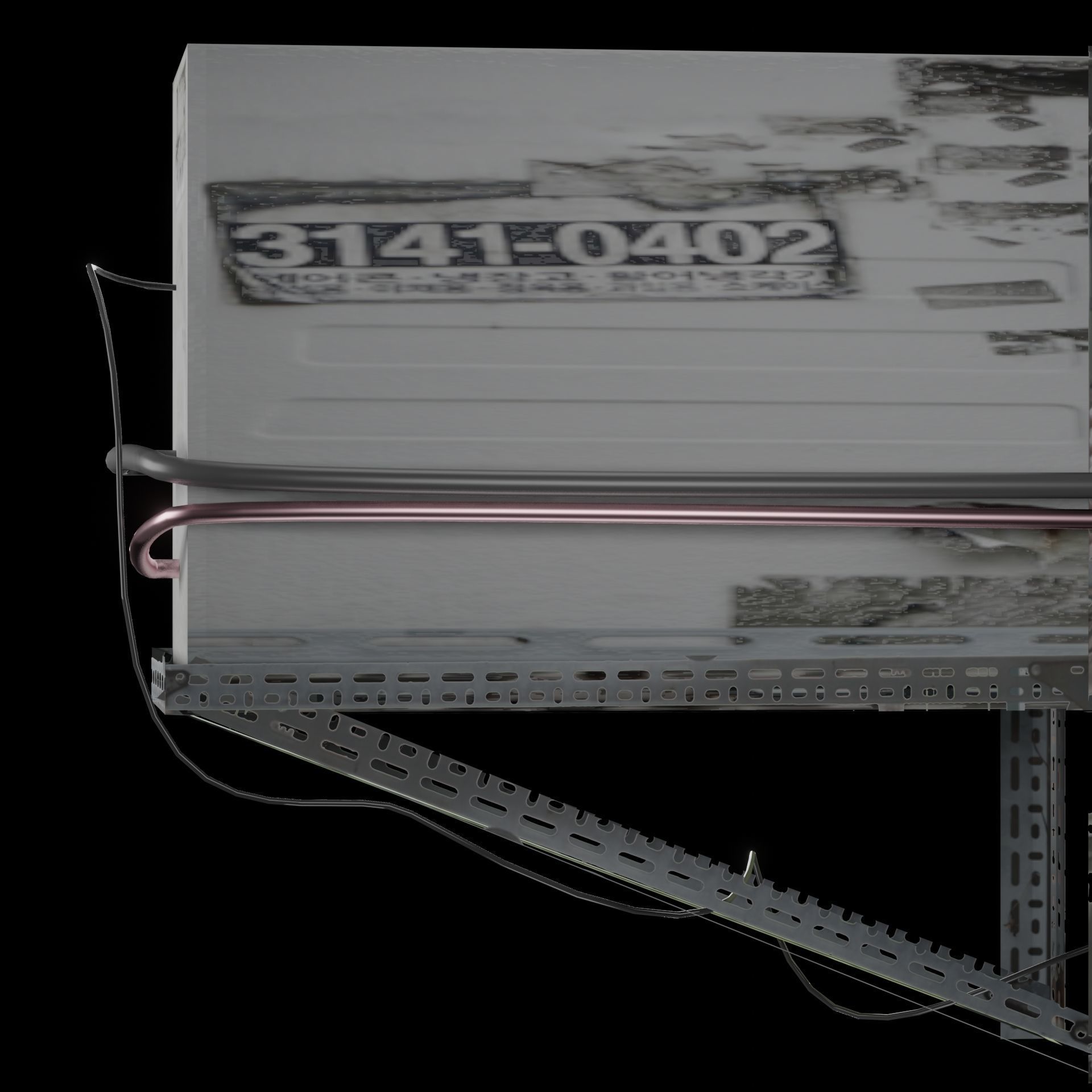 AC Air Conditioner exhaust fan Free 3D model_32