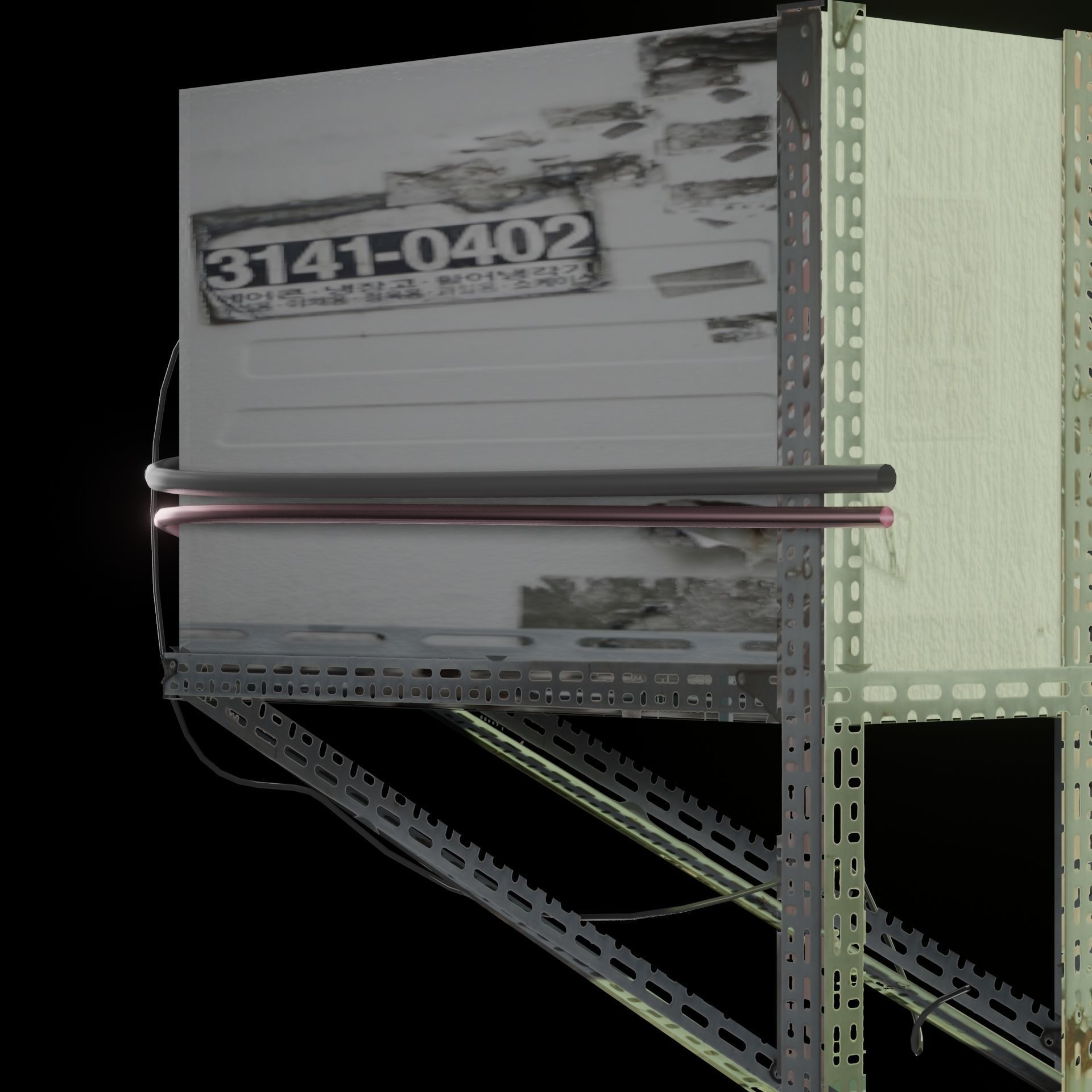 AC Air Conditioner exhaust fan Free 3D model_18