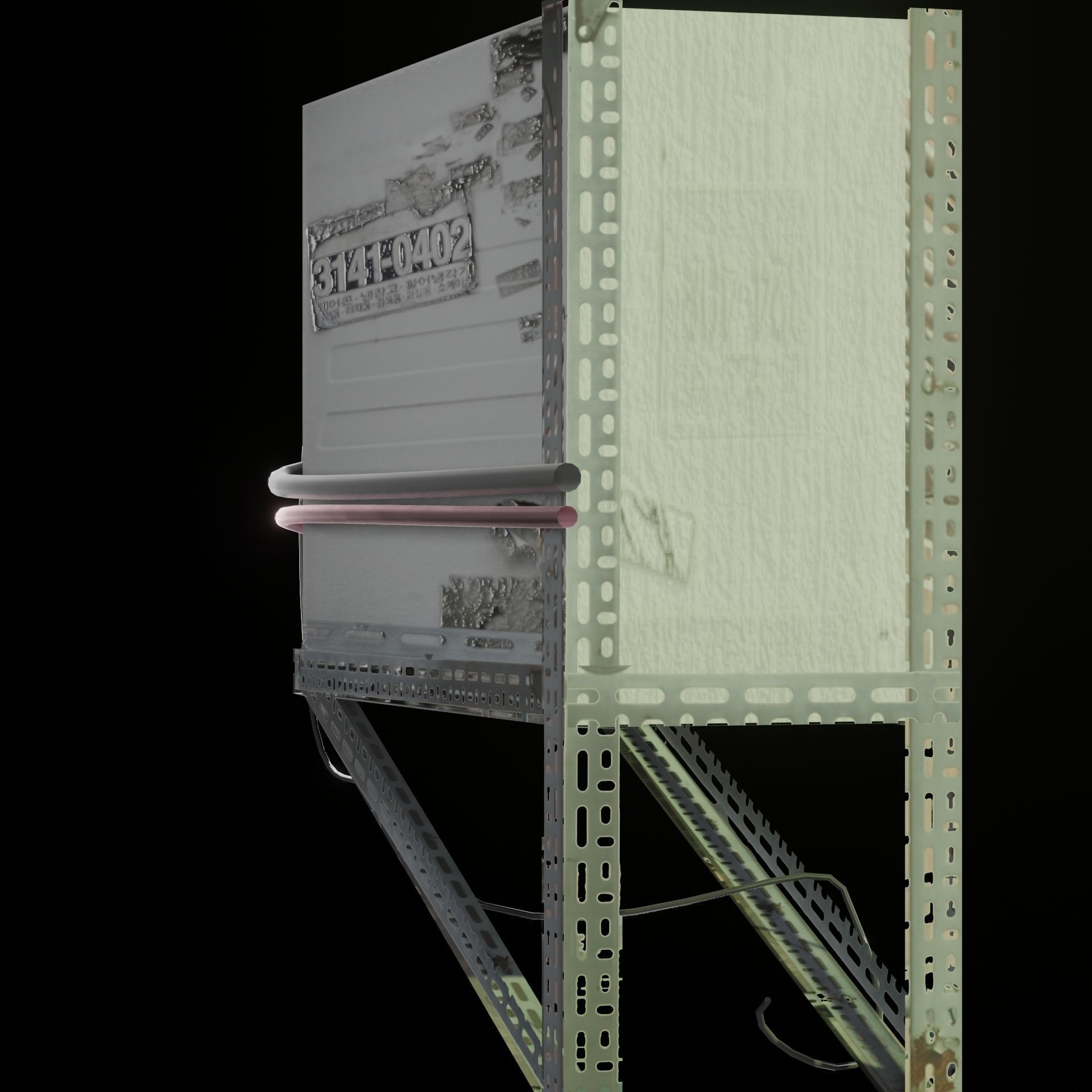 AC Air Conditioner exhaust fan Free 3D model_11